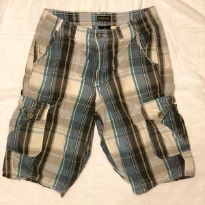 Helix Men’s Plaid Shorts